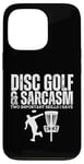 Coque pour iPhone 13 Pro Joueur de disc-golf amusant et sarcasme