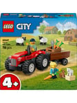 LEGO City 60461 Sett med rød traktor, henger og sau