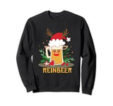 Reinbeer Reindeer Beer Christmas Sweatshirt