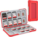 Rangement Carte mémoire pour Carte SD et Carte Micro SD,Etui Carte SD SDHC SDXC avec 20 emplacements pour Cartes SD et 20 emplacements pour Cartes Micro SD(Q140)