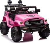 Lean Cars Toyota Fj Pink 4X4 Batteri Bil