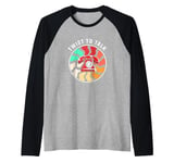 Retro Vintage Rotary Dial Twist To Talk Rotary Phone Raglan Baseball Tee