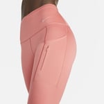 Women's Nike GoFirm-Support High-Waisted Leggings Pockets Sz S Pink DQ5668-655