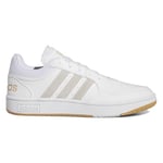 adidas Men's Hoops 3.0 Low Classic Vintage Shoes, Ftwr White Ftwr White Magic Beige, 9.5 UK