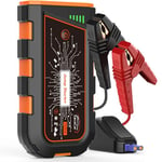 LifBetter Y29 Car Battery Booster Jump Starter,1500A 12V Portable Jump Starter Power Pack with Safe Jumper Cables for (Up to 7.0L Petrol and 4.5L Diesel Engines) with LED Flashlight and Quick Charge