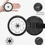 2Pcs Stroller Safety Lights Wheel Shape 3 Light Modes AA Battery Powered LED