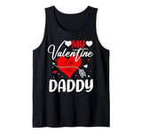 Valentines Day Hearts Dad My Valentine Calls Me Daddy Tank Top