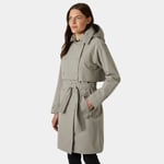 Helly Hansen Dam Jane Fodrad Trenchcoat Grå XL