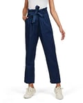 G-STAR RAW Women's Bronson Army Paperbag Trousers, Blue (rinsed D11623-A785-082), 25W / 32L