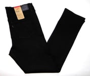 LEVI'S Women's NEW 314 Shaping Straight Fit Jeans 33"W x 32"L Black Denim 14/16