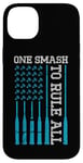 iPhone 14 Plus One Smash to Rule All Game Player USA Flag Case