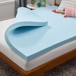 Linenspa Surmatelas en Mousse à mémoire de Forme infusée de Gel de 3 Pouces