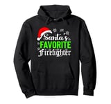 Firefighter Gift Fireman Fire station Santa Xmas Christmas Pullover Hoodie