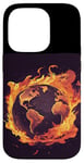 iPhone 14 Pro Cool World in Flames Costume for Boys and Girls Case