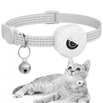 AirTag Cat Halsband, Kattungehalsband Breakaway AirTag Cat GPS Halsband med AirTag-hållare och klocka För flickor Pojkar Katter Valpar[HK] 1st