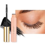 Oulac Mascara Waterproof Noir, Mascara Volume et Longueur, Convient aux Yeux Sensibles,Effet Extension de Cils,Formule de Lissage,Sans grumeaux, Vegan & Clean Beauty