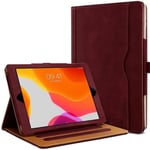 Étui Housse De Protection Support Bordeau Pour Tablette Apple Ipad 9 10.2 (2021)