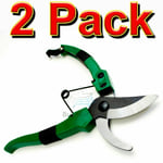 2 X 8'' Pruning Shears Strong Carbon Garden Hand Pruner Secateurs Cutter Tool