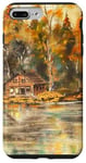 iPhone 7 Plus/8 Plus House By The Lake Peaceful Earth Brown Tones Yellow Dreams Case