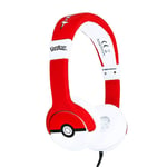 Pokémon Hörlurar Junior, On-Ear, 85dB - Pokéball