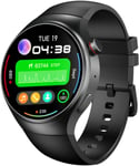 Montre Connectée Android 4g Avec Gps,Navigation En Temps Réel,2 Go De Ram,16 Go De Rom,Écran Tactile Amoled De 1,43 Pouces,Moniteur D'activité Avec Fréquence Cardiaque Wifi/Sim (Noir).[P1131]