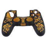 HURRISE étui pour manette ps4 Coque en silicone souple Skin Grip Shell Cover pour Sony Playstation 4 PS4 Controller Jaune