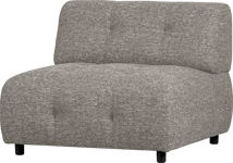 Louis Modulære sofa 1,5-sæder, grov melange kaffe H73x90x90 cm