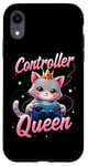 iPhone XR Controller Queen Cute Gamer Cat Design- Gaming Cat Lovers Case