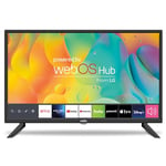 Cello 24" Smart TV LG WebOS HD Ready Téléviseur avec Triple Tuner S2 T2 FreeSat Bluetooth Disney+ Netflix Apple TV+ Prime Video Fabriqué en Europe