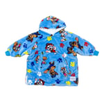 Paw Patrol Kids Chase Hugzee Wearable Hooded Fleece Blue Size S For 3-6 Year Old