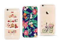 Apple IPHONE 6, IPHONE 6s - Pack Of 3 Shells Soft Gel And Solid With Cute