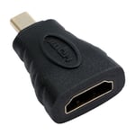 Eletra HDMI F 1.4B - HDMI Micro M adapter, svart