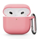 SKALO AirPods 4 Ultraohut silikonisuoja - Pinkki