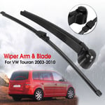 2 pièces 16'' voiture fenêtre arrière pare-brise bras et lame d'essuie-glace ensemble pour vw Volkswagen Volkswagen Touran 2003 2004 2005 2006 2007