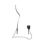 Lindby - Sabriel Curved Solcellelampe Svart