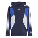 adidas Hettegenser Colorblock 3-Stripes - Navy/Blå/Hvit Barn Hettegensere unisex