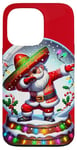 iPhone 13 Pro Mexican Santa Claus Dabbing Christmas Sombrero Cholo Case