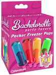 Willy Penis Pecker Ice Pops Lollies Mould Tray Joke Naughty Rude Hen Party Gift