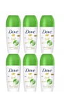 Dove Roll On Go Fresh Advanced care Cucumber & Green Tea 50ml x 6