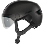 Abus Hud-Y Ace - Casque vélo urbain Velvet Black M (54 - 58 cm)