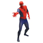 Official Marvel Spiderman Morphsuit Adult Superhero Fancy Dress Costume Size Med