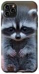 Coque pour iPhone 11 Pro Max Mini raton laveur très mignon