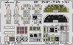 Eduard SS677 Etched Aircraft Detailling Set 1:72 Consolidated B-24J Liberator