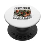 Streetwear Blazing Glory Cadeau pour les légendes | Hot Rod Legends PopSockets PopGrip Adhésif