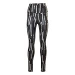 Reebok Women's Myt All Over Print Poly Leggings, Night Black, XS UK