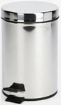 3 Litre Small Pedal Bin Stainless Steel Kitchen Toilet Bathroom Waste Dustbin