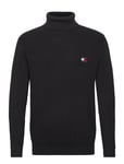 Tommy Jeans Tjm Slim Xs Badge Rollneck Svart