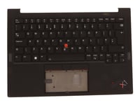 Sunrex - Erstatningstastatur For Bærbar Pc - Med Trackpoint, Ultranav - Bakbelysning - Qwerty - Storbritannia - Fru - Med Toppdeksel - For Thinkpad X1 Carbon Gen 10 21Cb, 21Cc