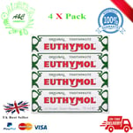 4 X Euthymol Original Toothpaste 75ml EXP 06/2027 UK SELLER FREE DELIVERY