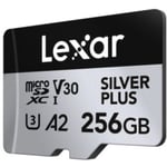 Lexar Professional 256GB SILVER PLUS microSDXC UHS-I Card